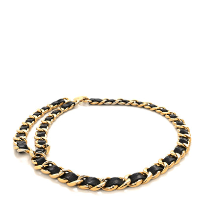 Chanel Lambskin Chain CC Medallion Belt Black Gold 2 of 5