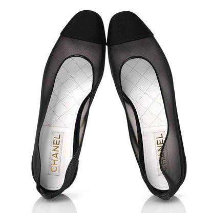 Chanel Mesh CC Ballerina Flats 41 Black 2 of 12