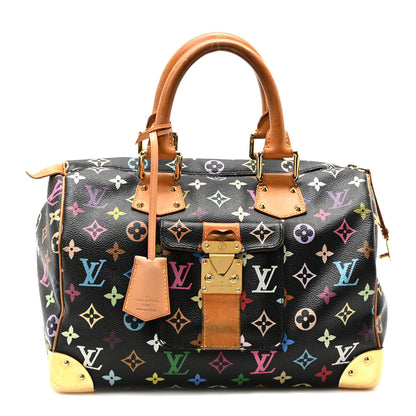 Louis Vuitton Monogram Multicolor Speedy 30 Black 1 of 9