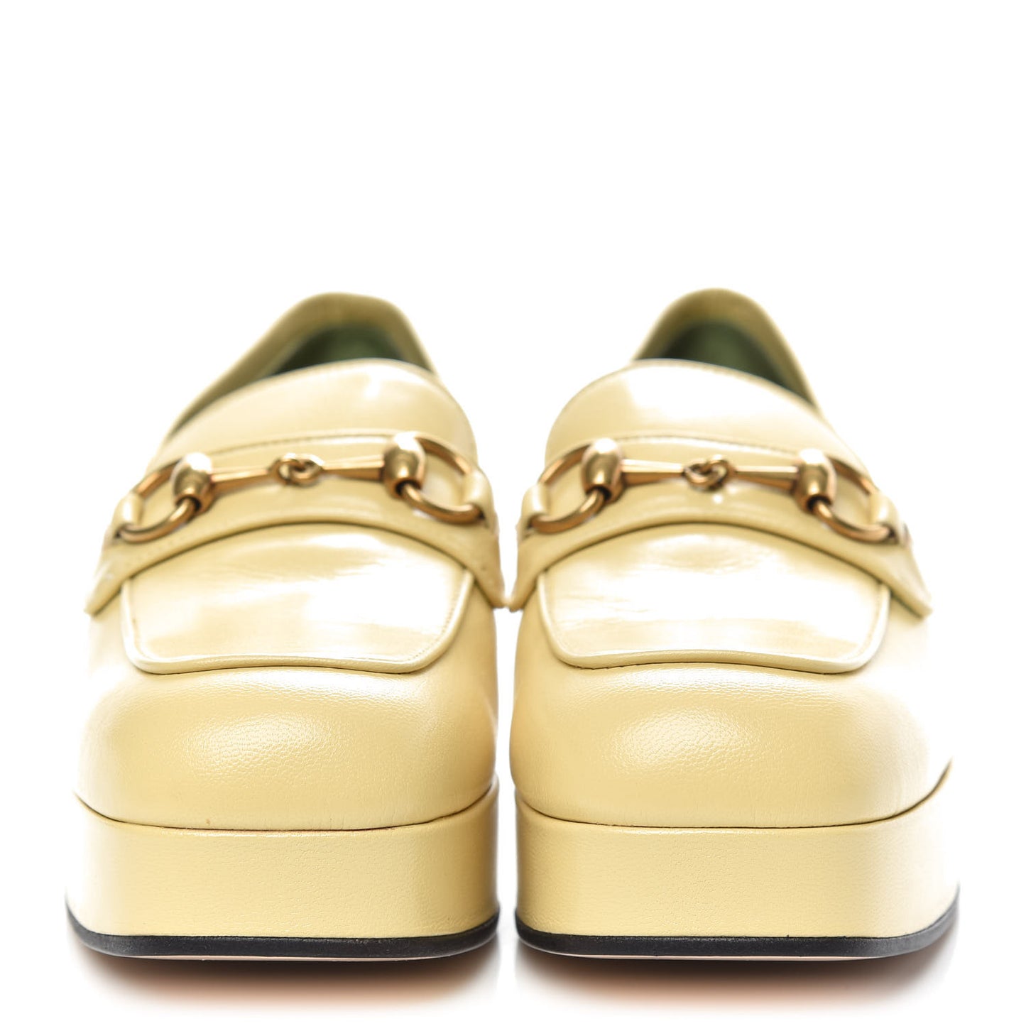 Goatskin Houdan Platform Loafers 37.5 Burro