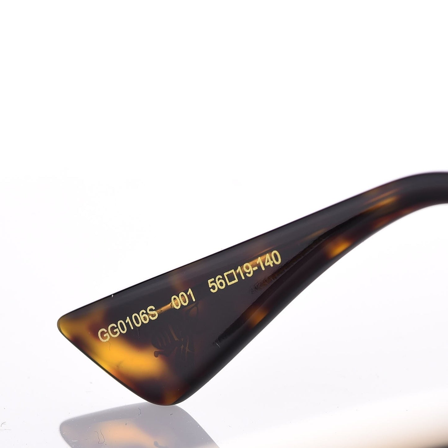 Acetate Oversize Square Frame GG0106S Sunglasses Black