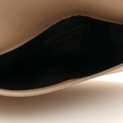 Saint Laurent SAINT LAURENT Grain De Poudre Uptown Pouch Dark Beige 5 of 6