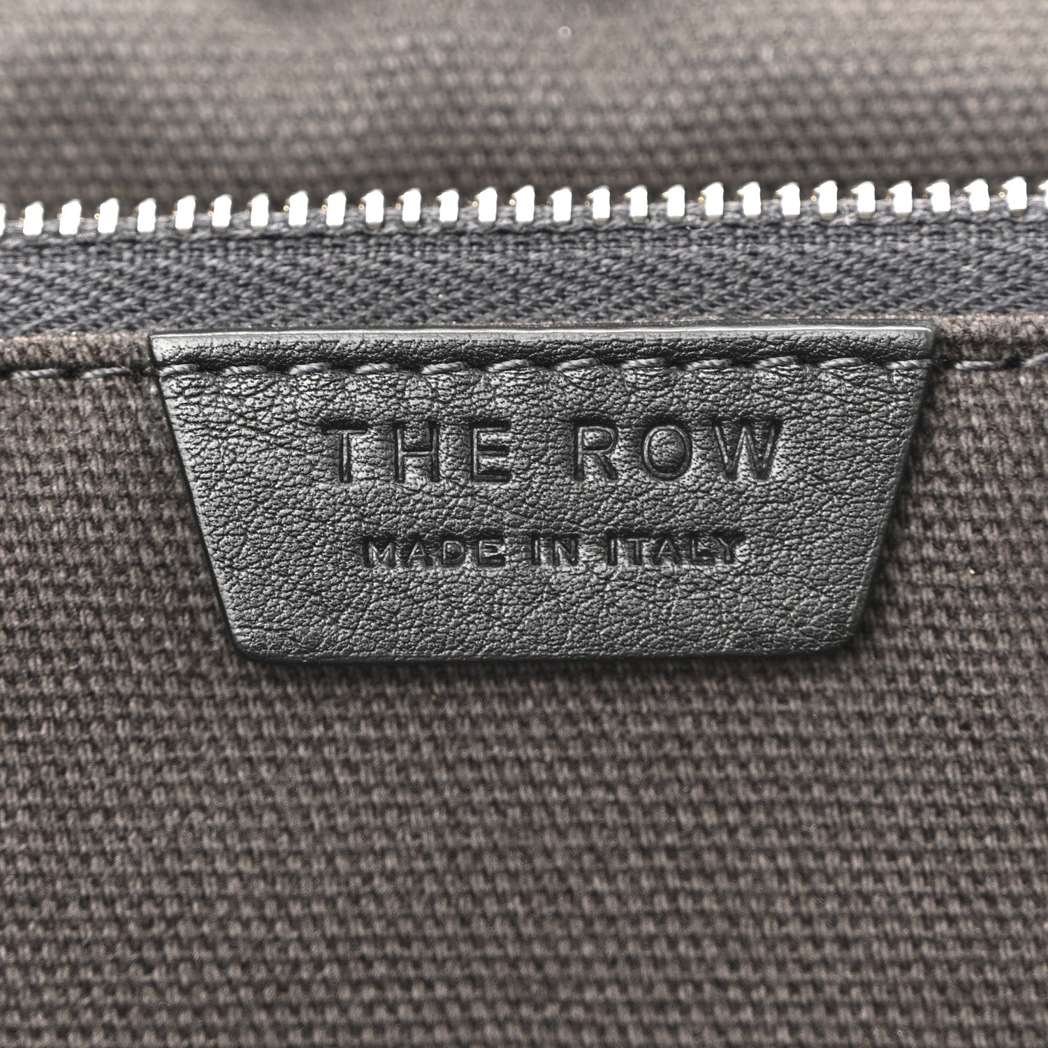 The Row Cotton Twill East West Idaho Tote Dark Grey 6 of 9