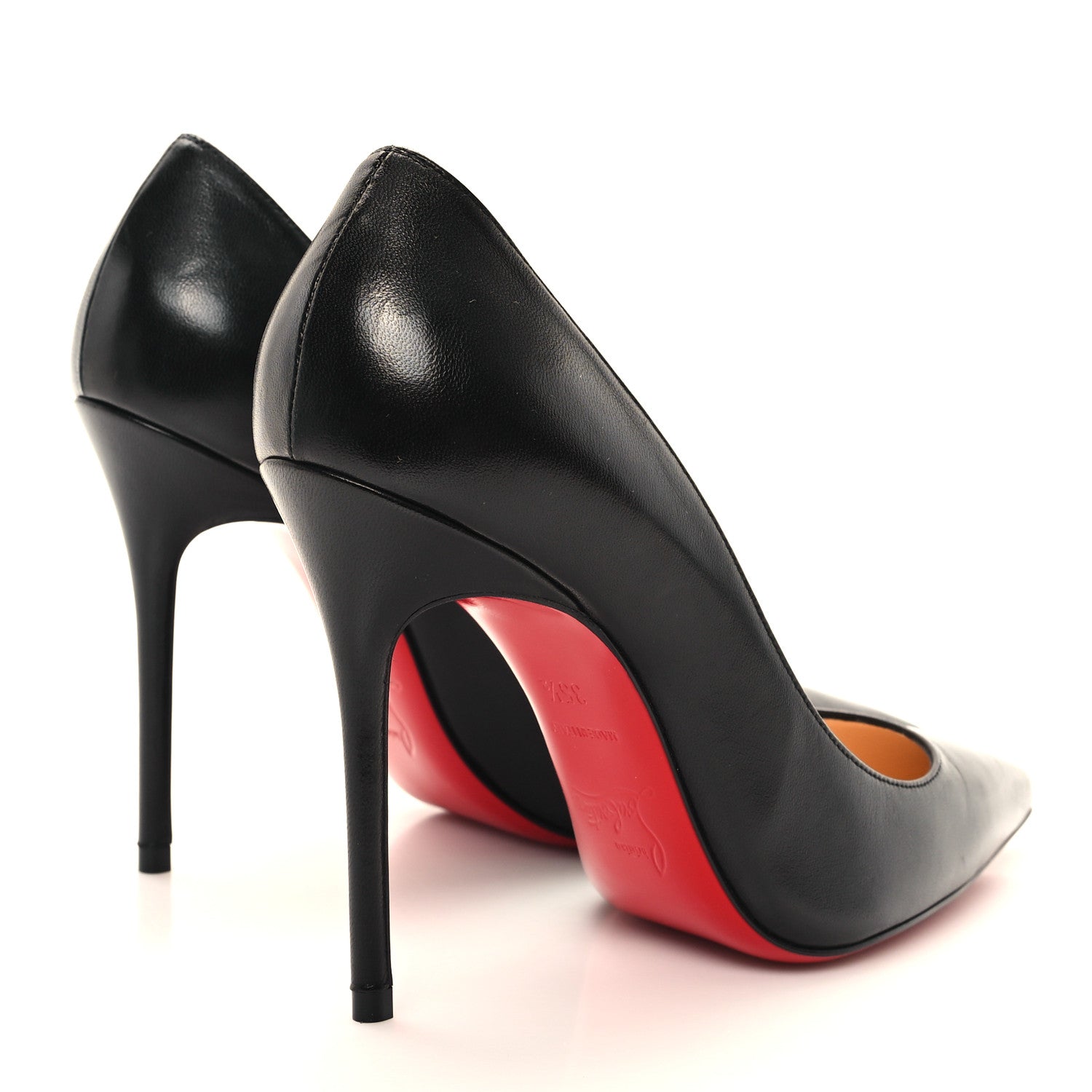 Christian Louboutin Shiny Nappa Kate 100 Pumps 35.5 Black 5 of 9