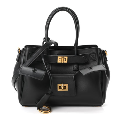 Balenciaga Smooth Calfskin Mini Bel Air Carry All Bag Black 1 of 9