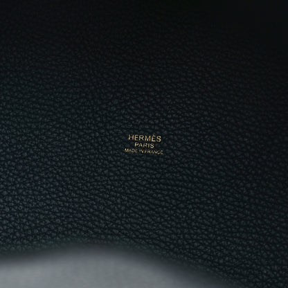Hermes Taurillon Clemence Picotin Lock 26 MM Vert Cypress 6 of 12