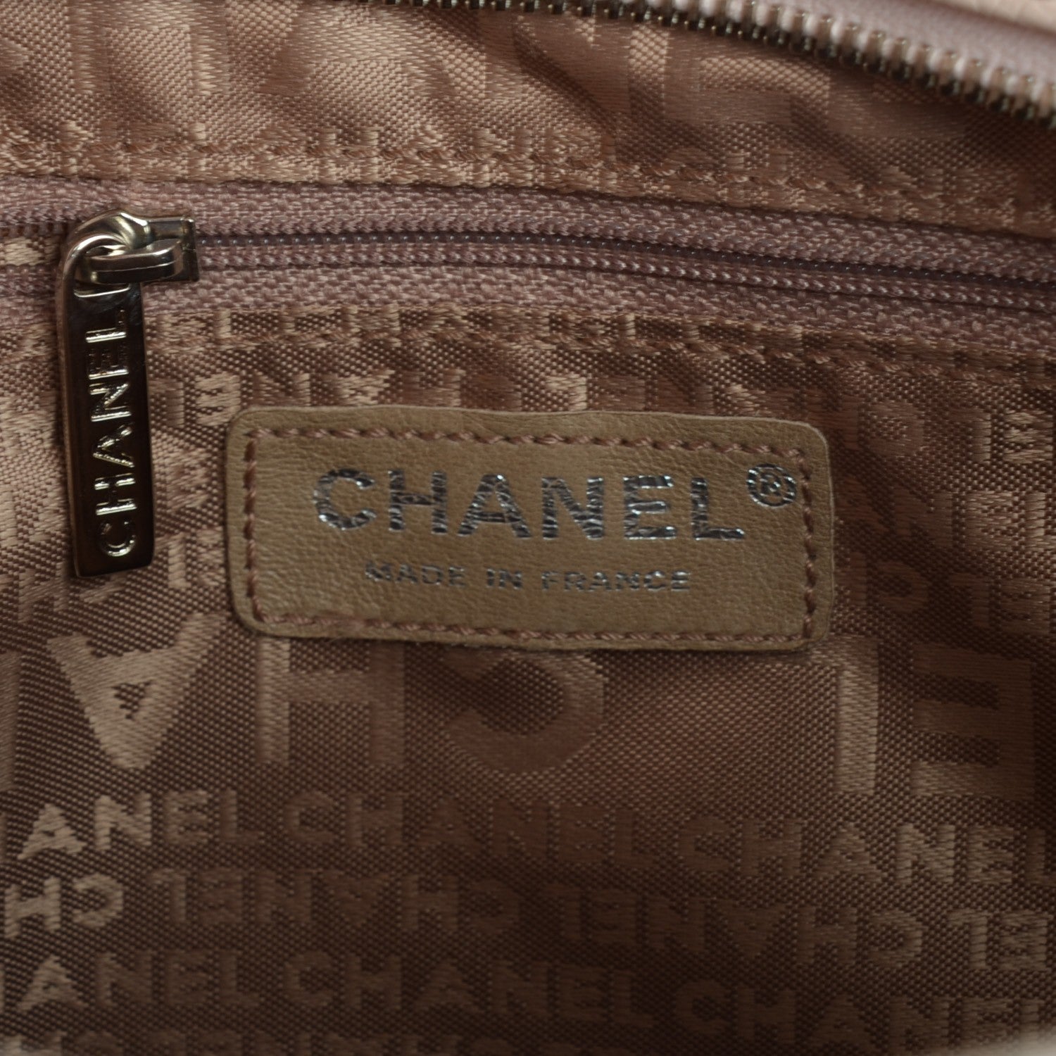 Chanel Canvas Caviar Tassel Tote Light Pink 6 of 10