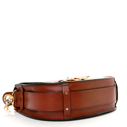 Chloe Calfskin Suede Large Tess Bag Sepia Brown 4 of 21