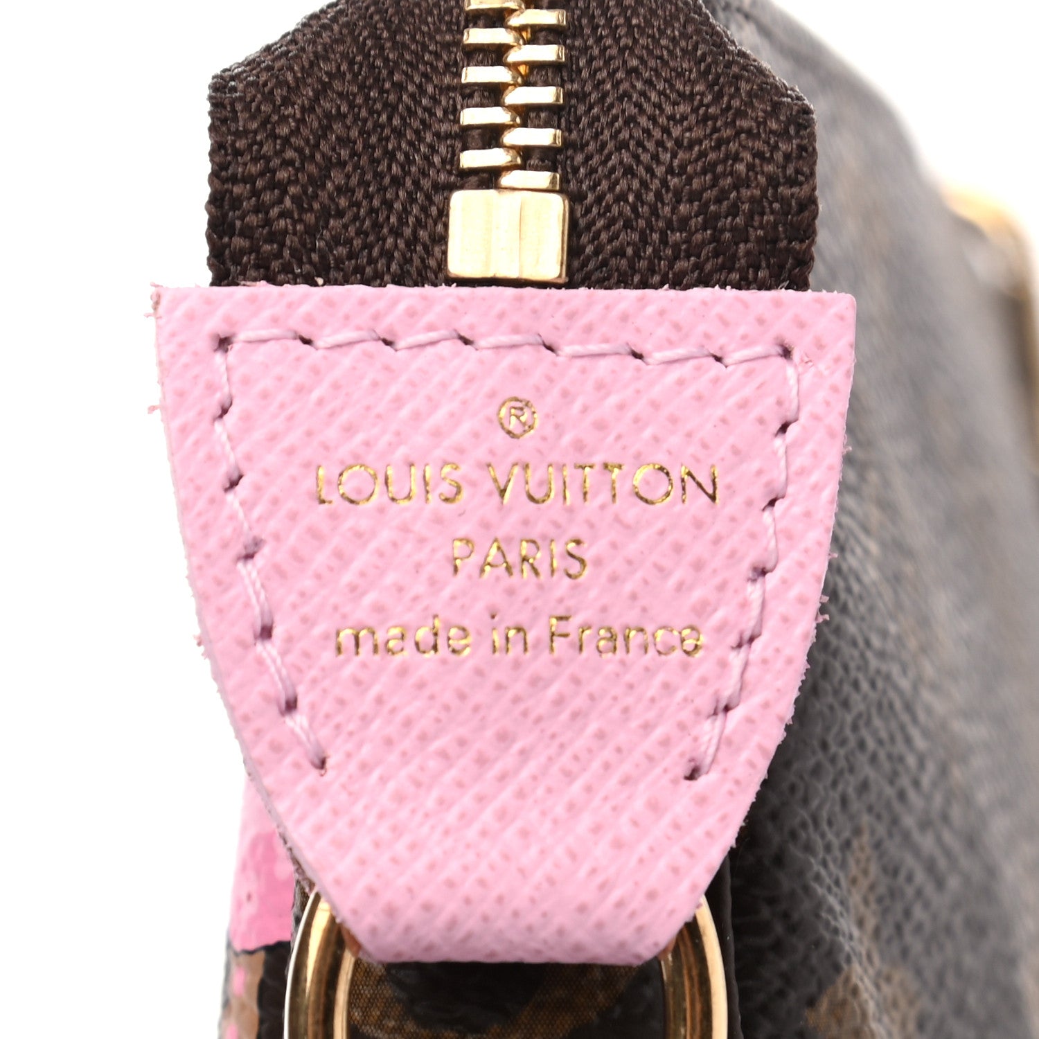 Louis Vuitton Monogram 2021 Christmas Animation Japanese Garden Mini Pochette Accessories Wisteria Pink 6 of 7