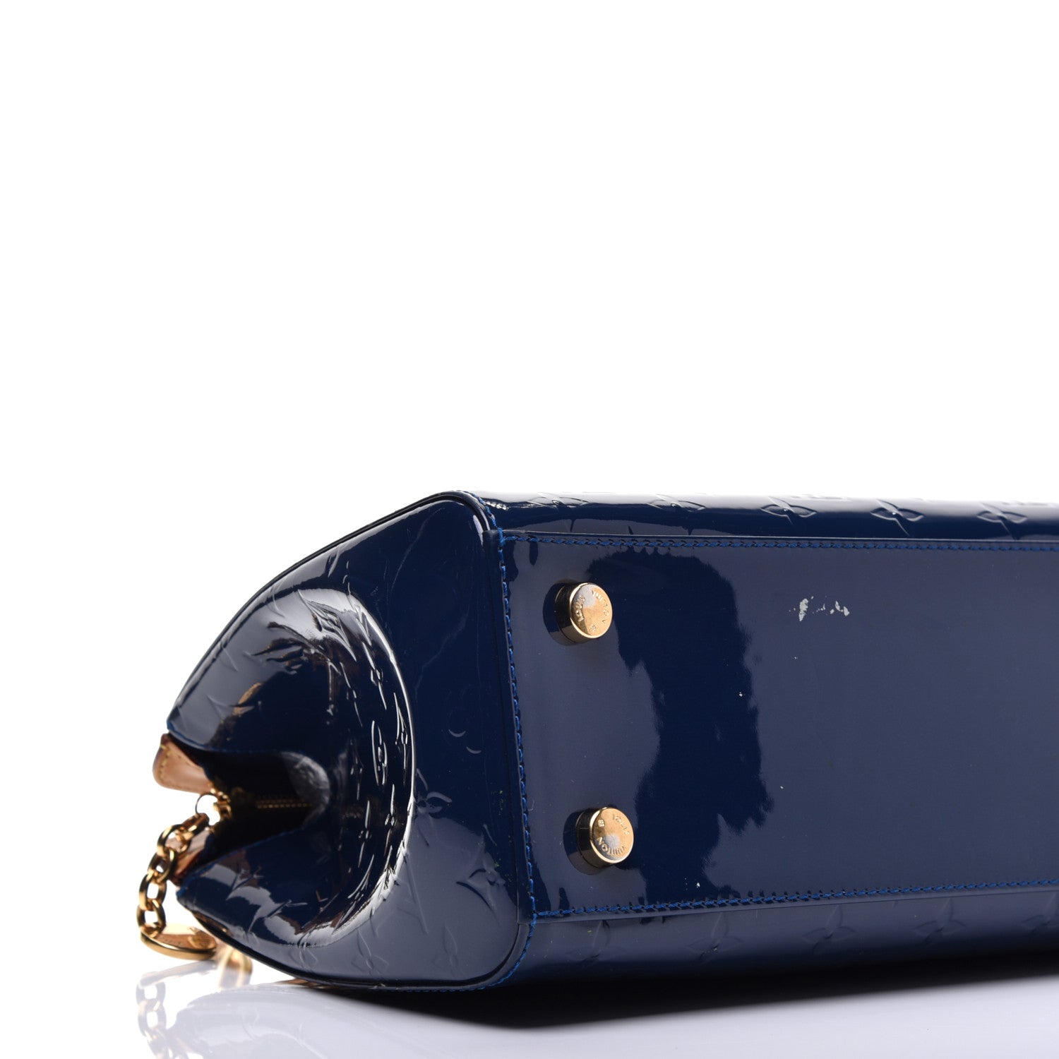 Louis Vuitton Vernis Brea MM Grand Blue 8 of 10