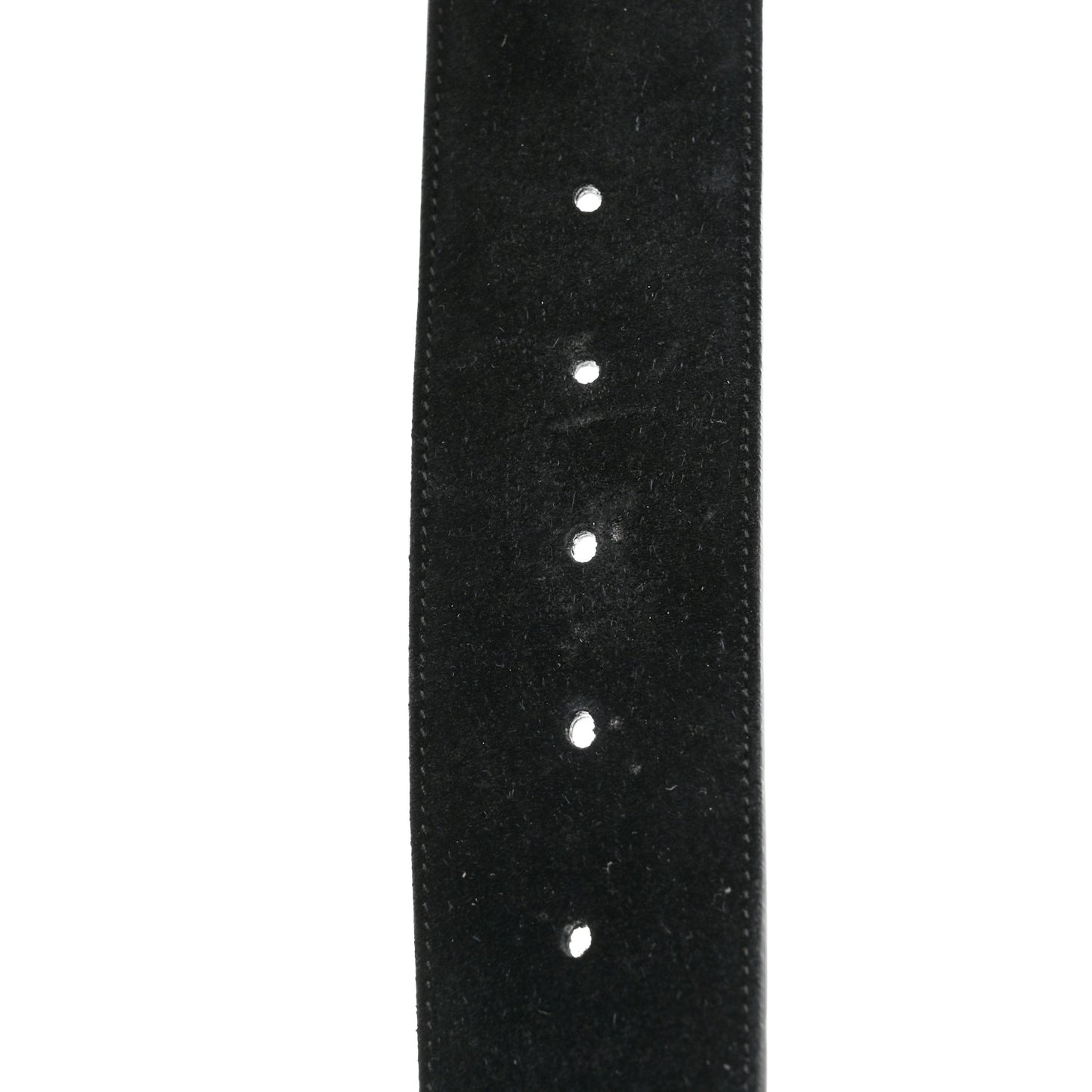Suede Crystal Clover Belt 80 32 Black