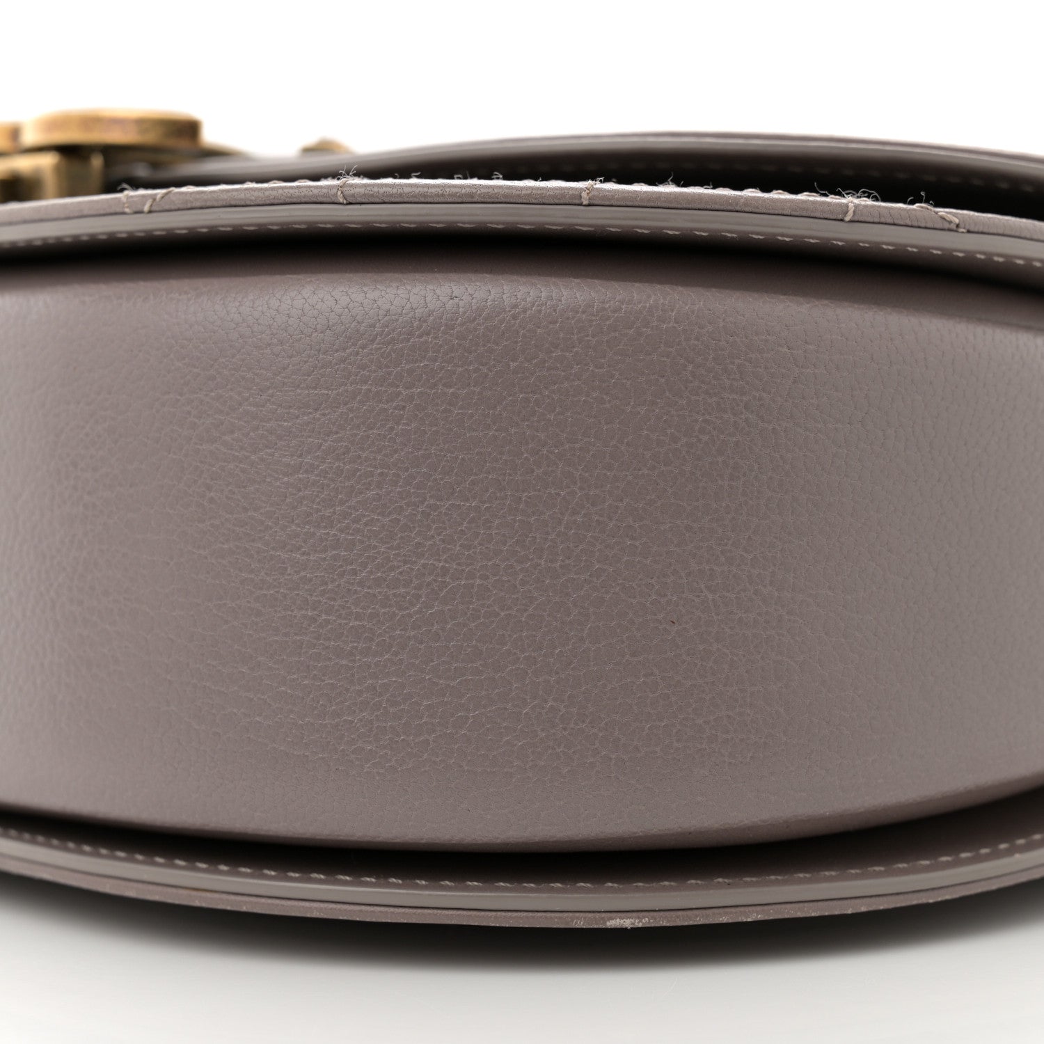 Chanel Shiny Calfskin Goatskin Quilted Medium Coco Curve Messenger Flap Grey 10 of 10