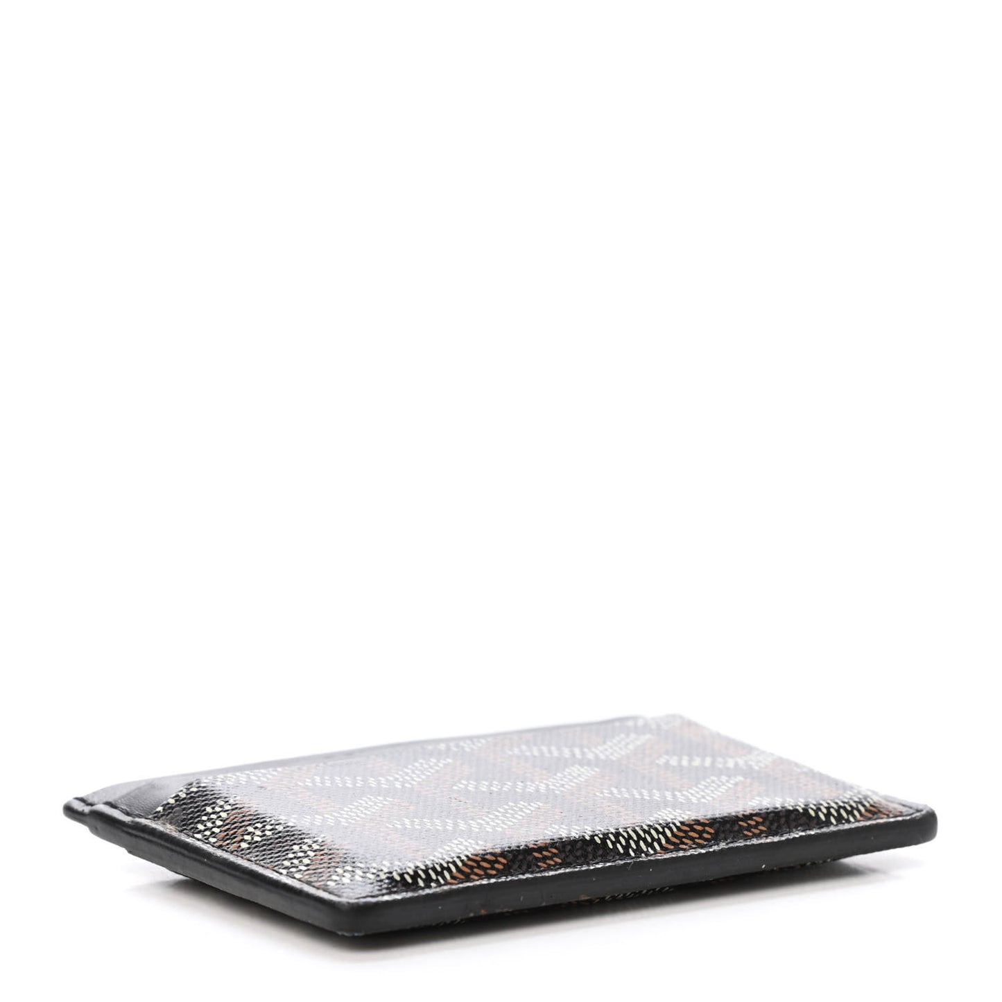 Goyardine Saint Sulpice Card Holder Black