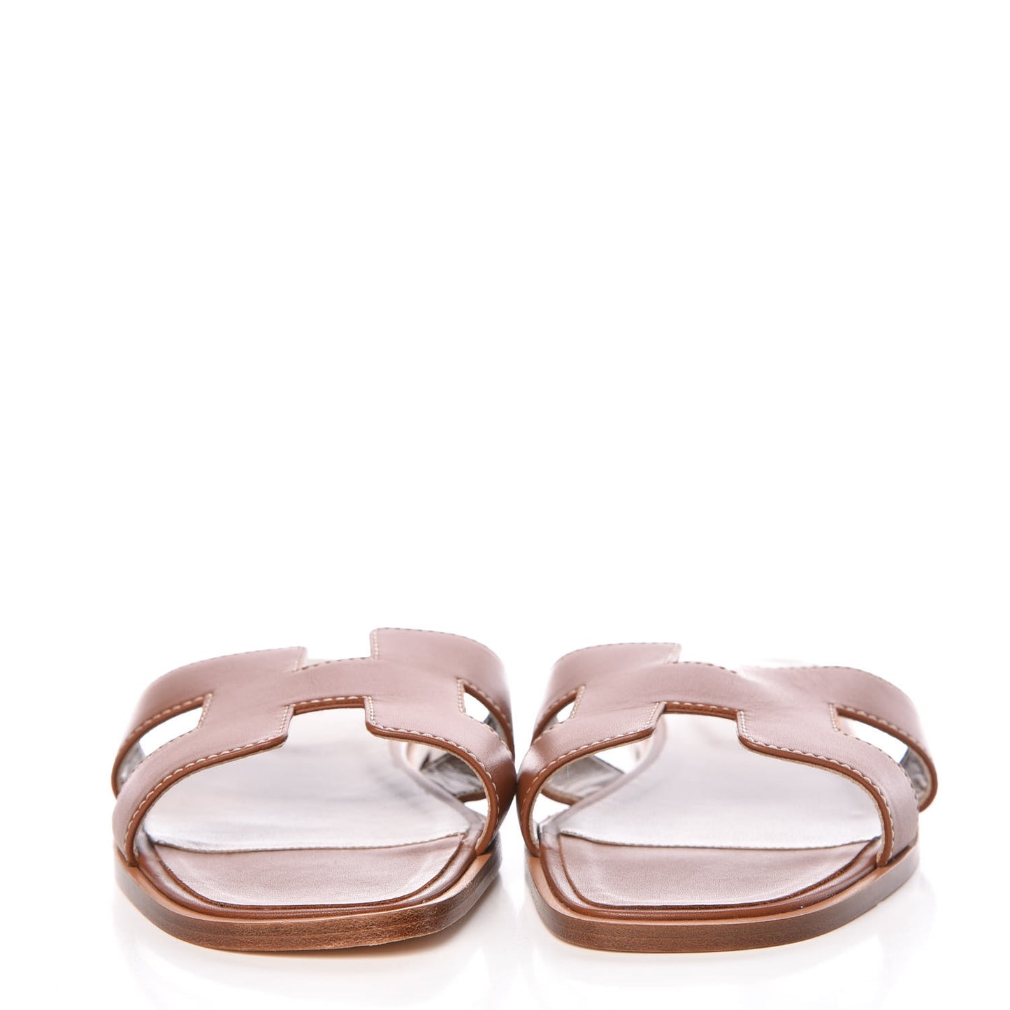 Box Calfskin Oran Sandals 40 Gold