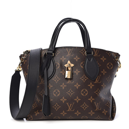 Louis Vuitton Monogram Flower Zipped Tote PM Black 1 of 13