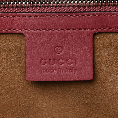 Gucci GG Supreme Monogram Blooms Medium Boston Beige Multicolor Dry Rose 6 of 11