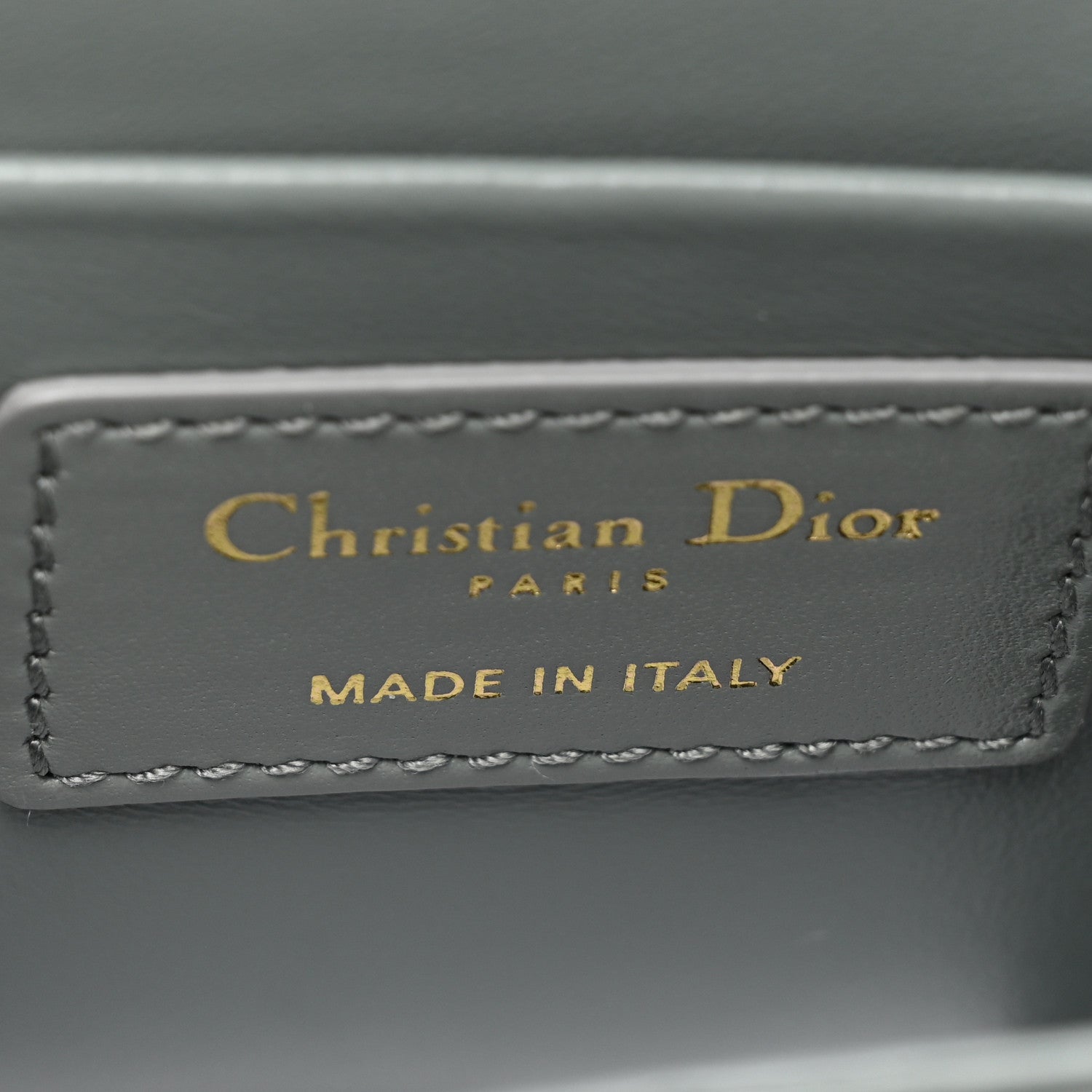 Christian Dior Box Calfskin 30 Montaigne Box Bag Gray 6 of 16