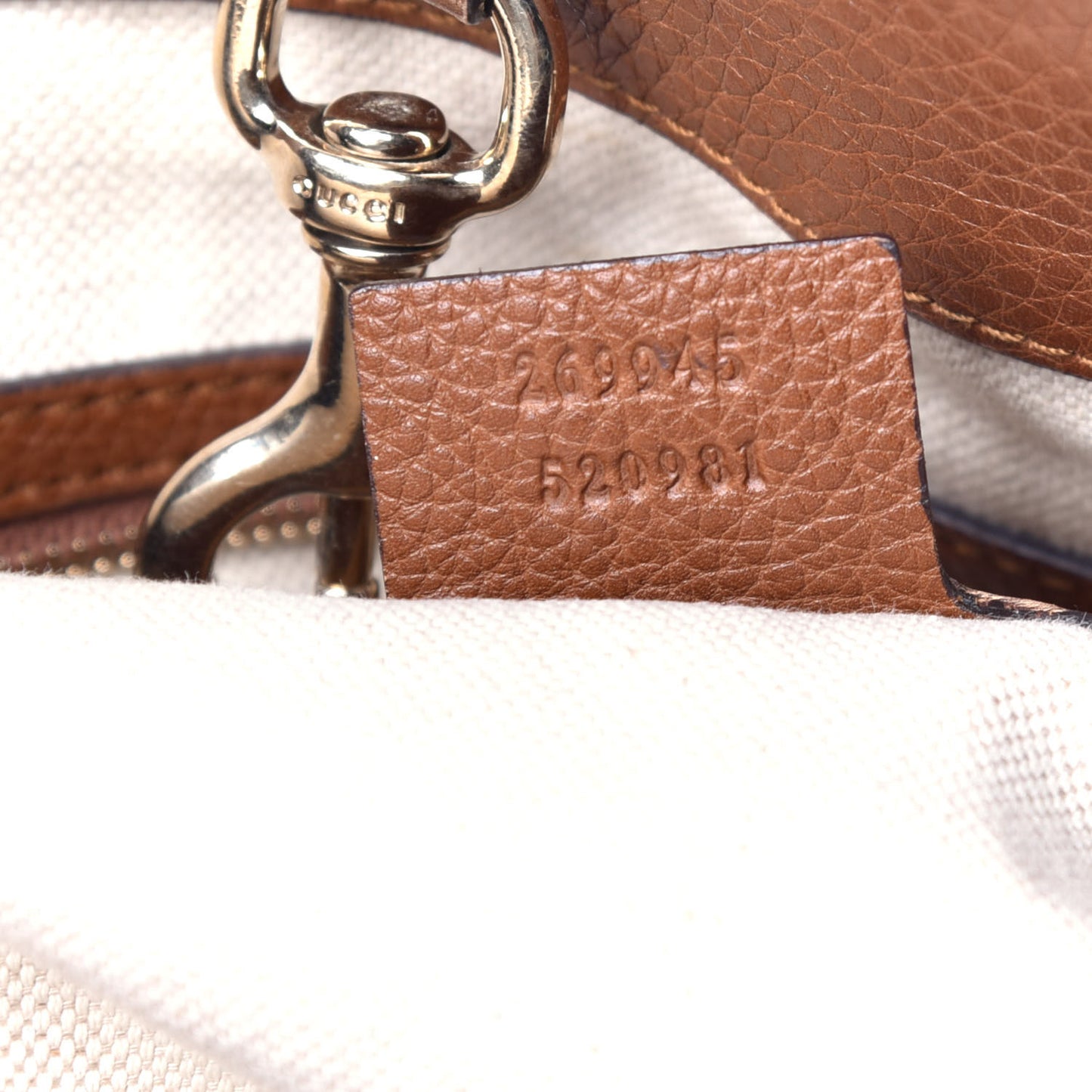Monogram Cellarius Calfskin Medium Bella Tote Beige Ebony Cuir