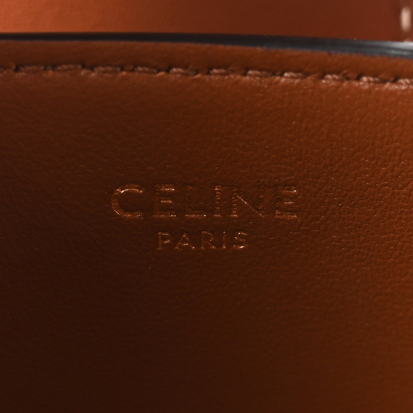 Smooth Calfskin Triomphe Medium Louise Bag Tan