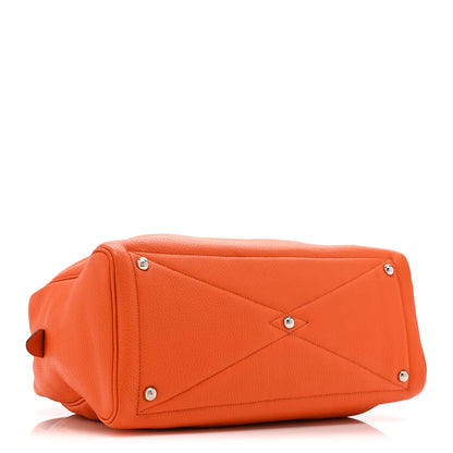 Hermes Taurillon Clemence Victoria II 35 Orange 4 of 10