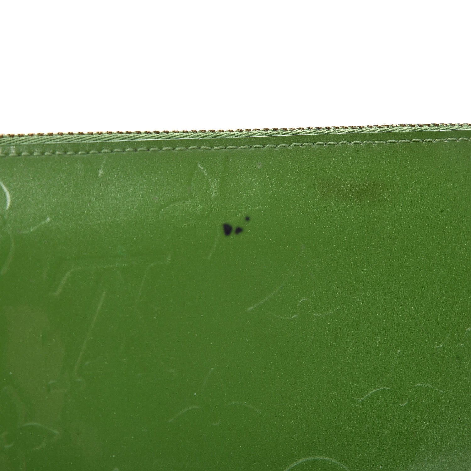 Louis Vuitton Vernis Trousse Cosmetic Pouch Vert Tonic 8 of 8