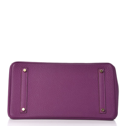 Hermes Togo Birkin 35 Anemone 6 of 38