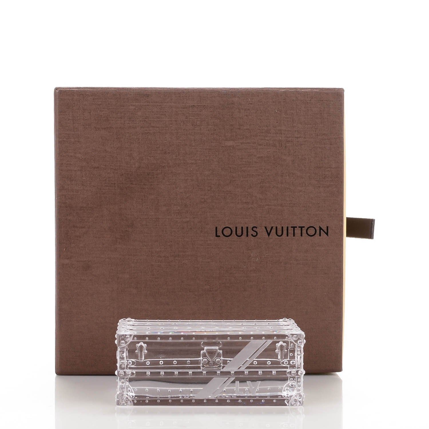 Louis Vuitton Crystal Trunk Paperweight 5 of 5