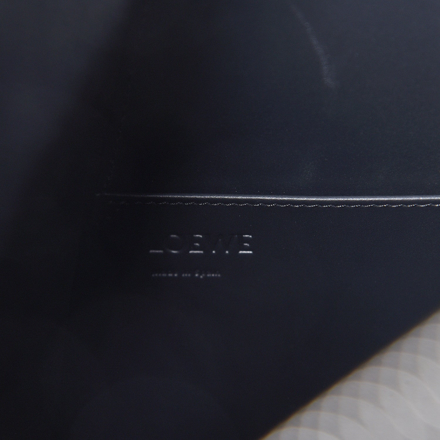 Loewe Nubuck Calfskin Berlingo Shoulder Bag Black 6 of 10