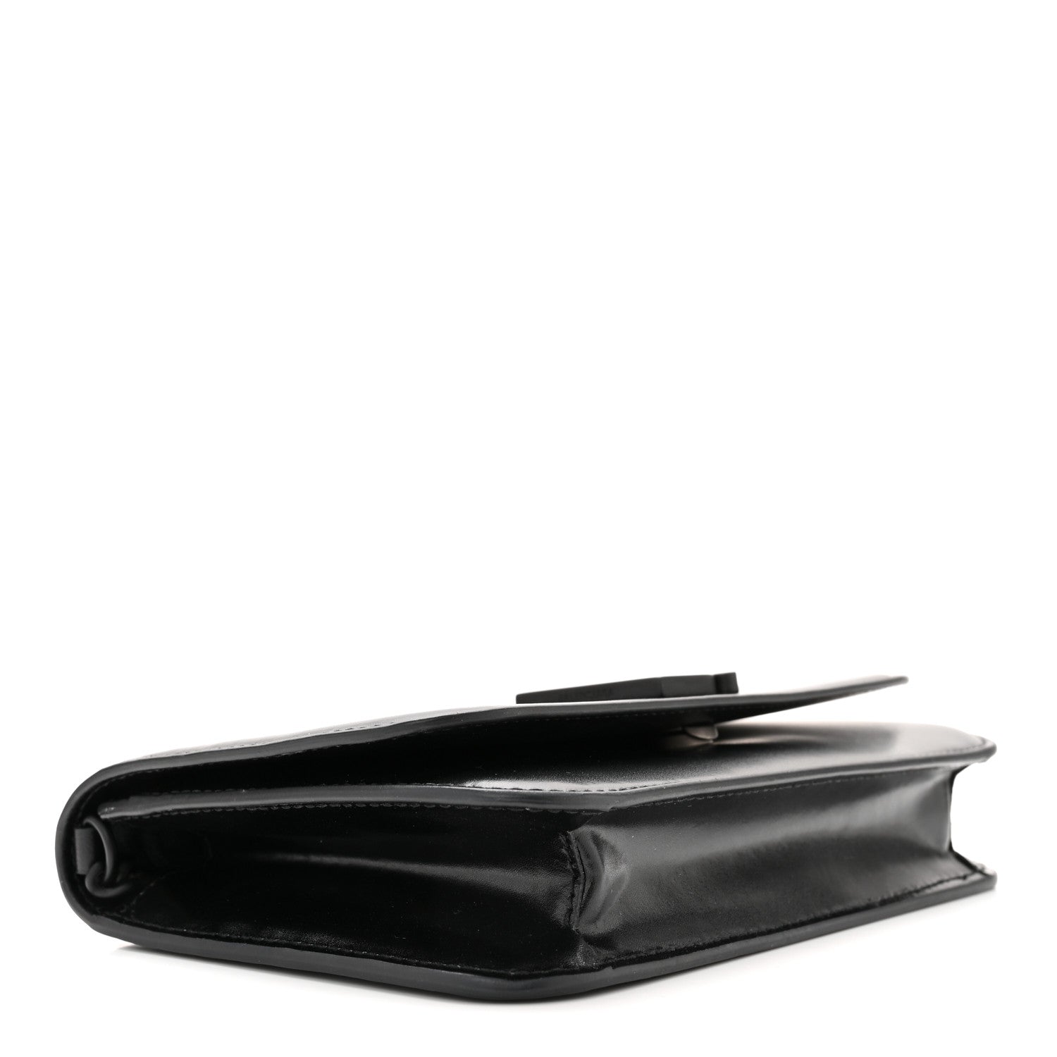 Balenciaga Smooth Calfskin B Wallet on Chain Black 4 of 9