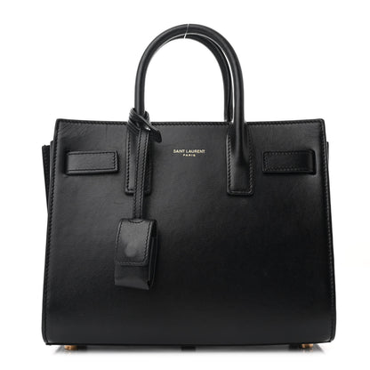 Saint Laurent Calfskin Nano Sac De Jour Black 1 of 10