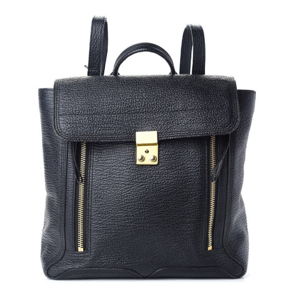 3.1 Phillip Lim Textured Calfskin Pashli Backpack Black 1 of 9