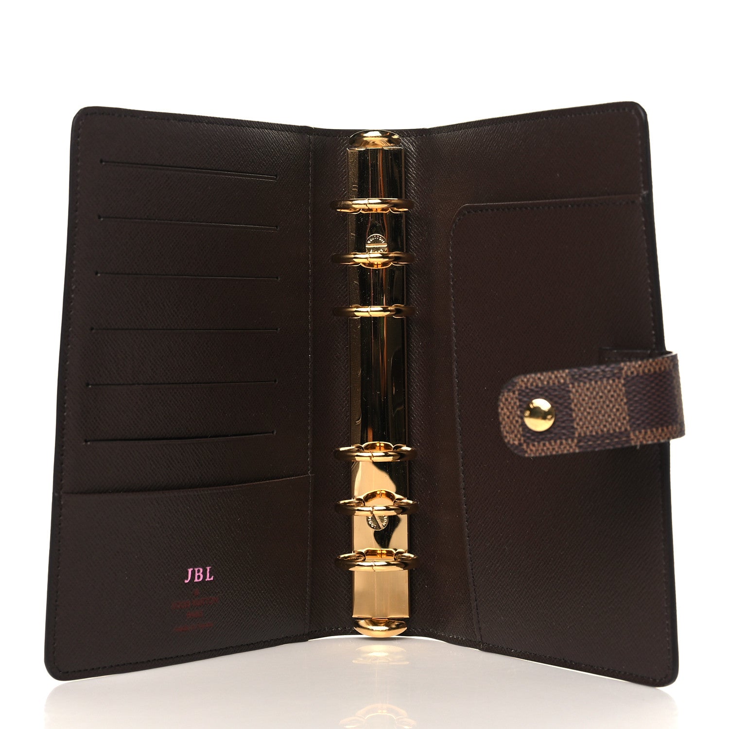 Louis Vuitton Damier Ebene Medium Ring Agenda Cover 5 of 6