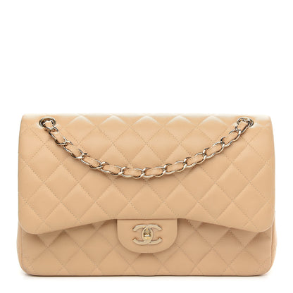 Chanel Caviar Quilted Jumbo Double Flap Beige Clair 1 of 10