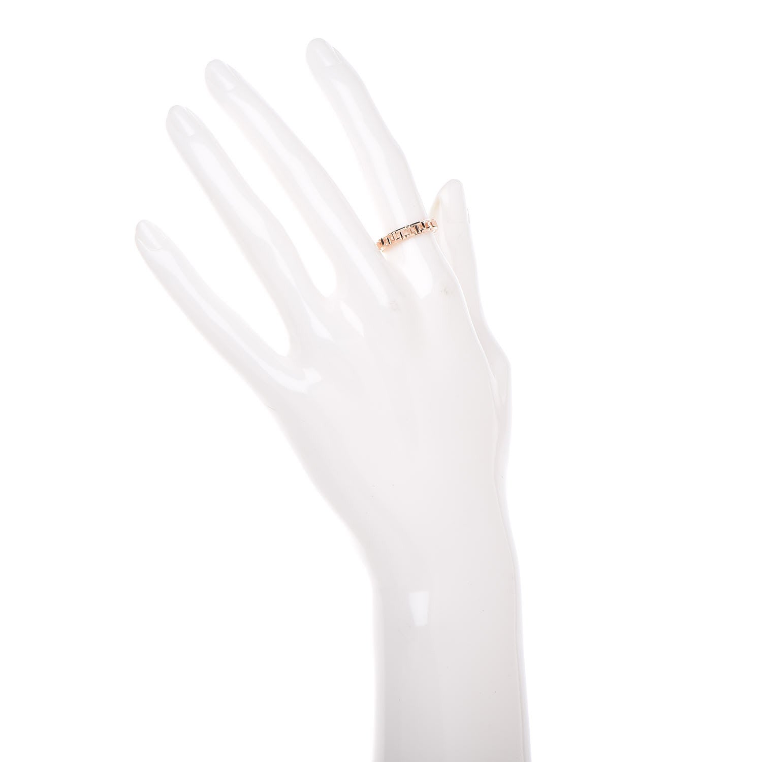Tiffany 18K Rose Gold Narrow T True Ring 50 5.25 2 of 4