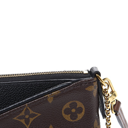 Louis Vuitton Monogram Pallas Clutch Black 9 of 11