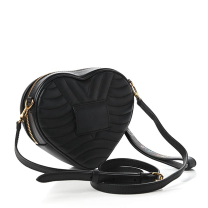 Louis Vuitton Calfskin New Wave Heart Bag Black 3 of 11