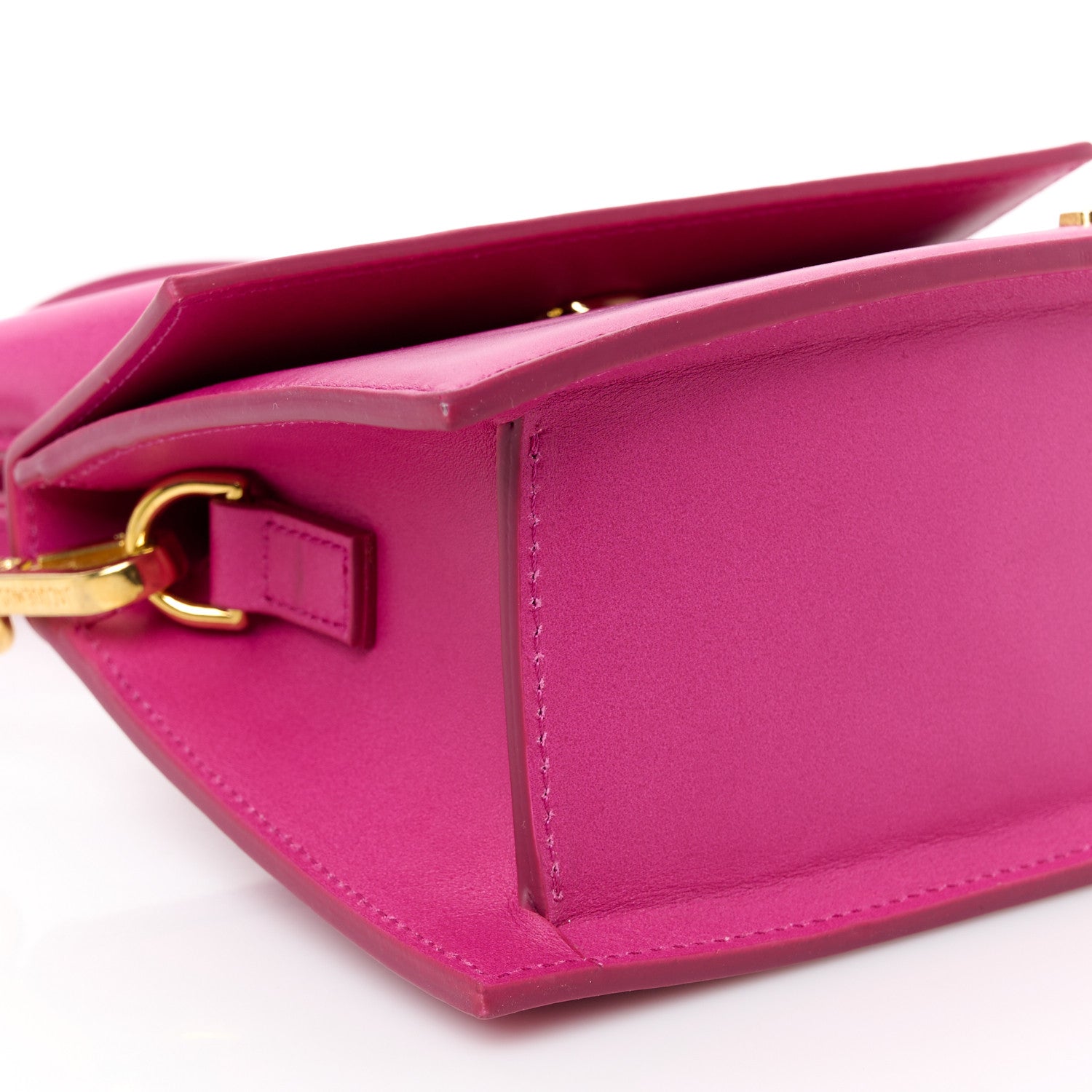 Jacquemus Calfskin Le Chiquito Moyen Dark Pink 8 of 9
