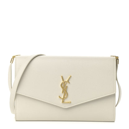 Saint Laurent Grain de Poudre Mini Uptown Crossbody Bag Porcellana 1 of 12
