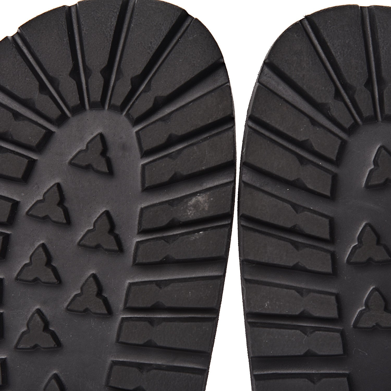 Gucci Rubber Web Mens Lug Sole Slide Sandals 10 Black Green Red 8 of 14