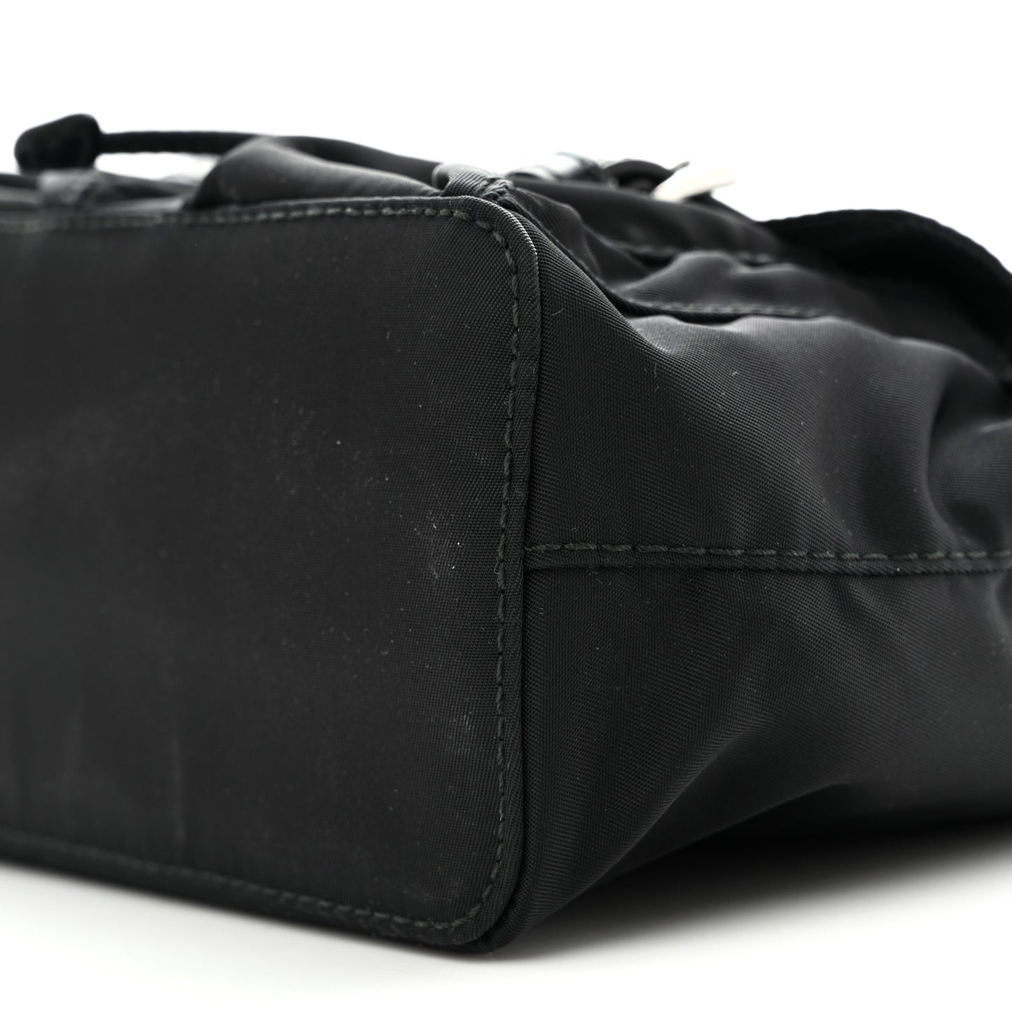 Nylon Vela Mini Crossbody Backpack Black