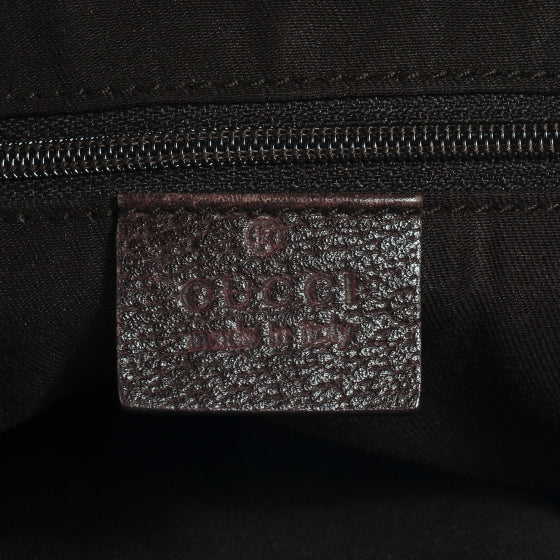 Monogram Medium Abbey Shoulder Bag Brown