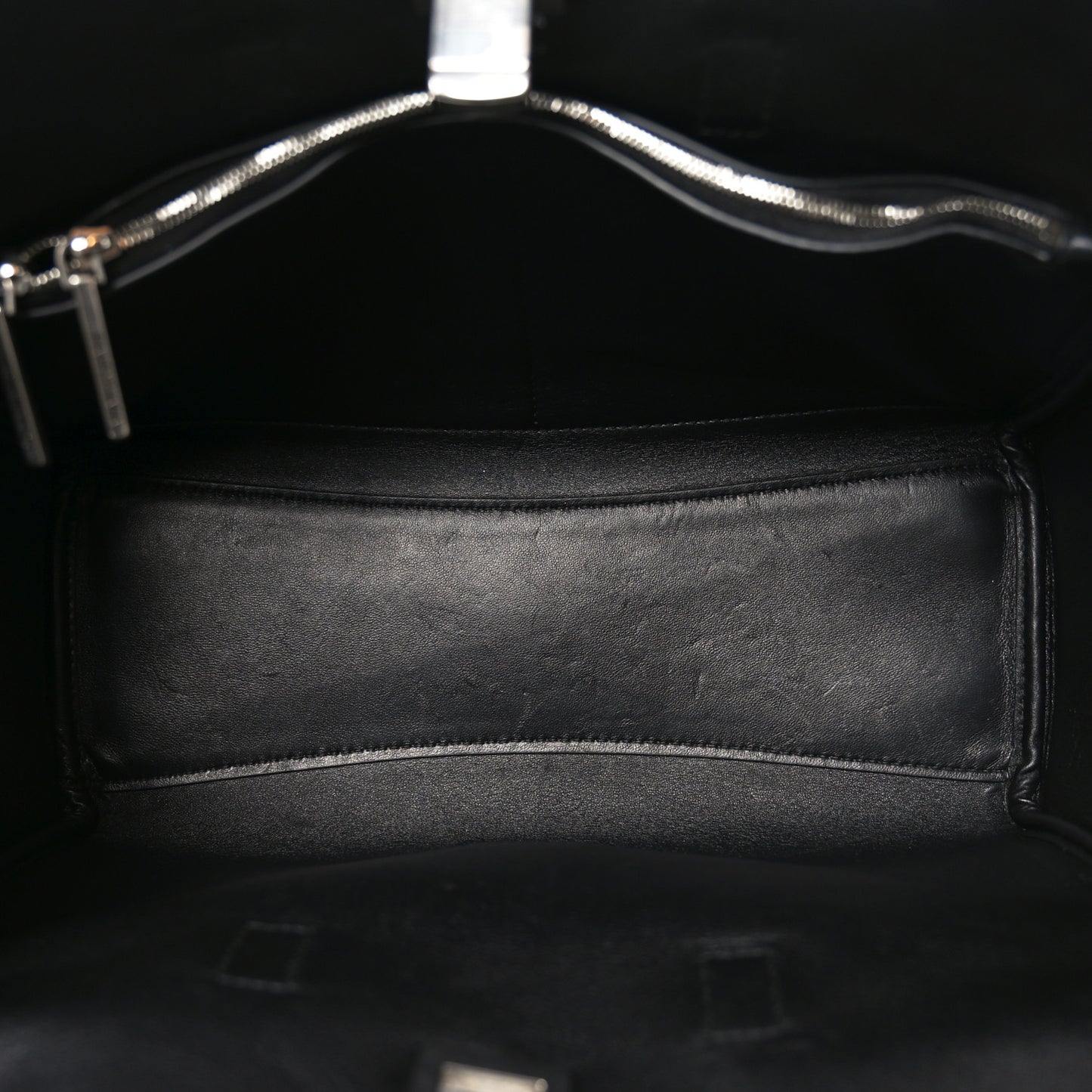 Smooth Calfskin Small Bel Air Carry All Bag Black