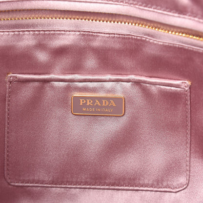 Prada Nappa Stripes Clutch Viola 6 of 7