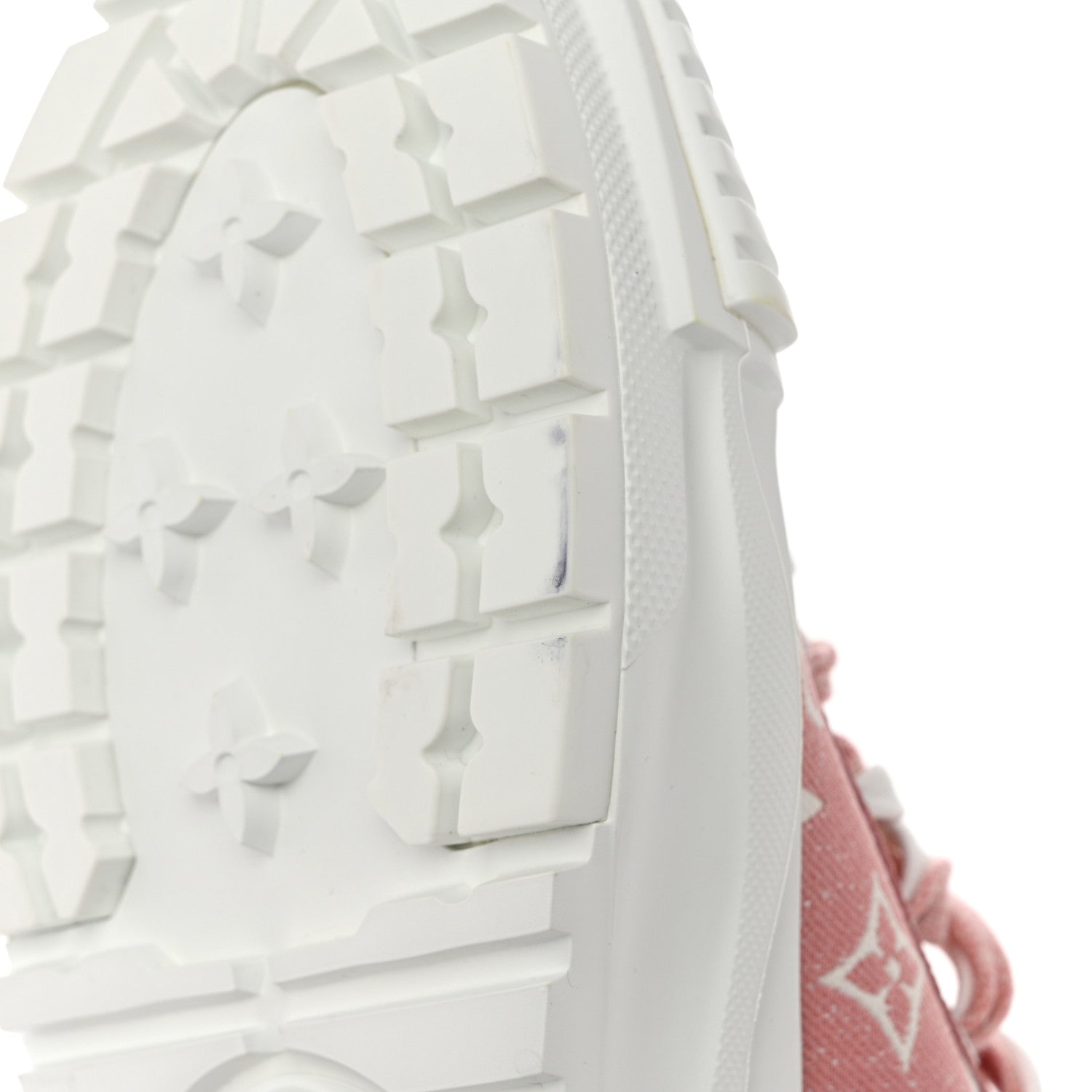 Louis Vuitton Denim Monogram Squad Sneakers 38 Pink 9 of 10