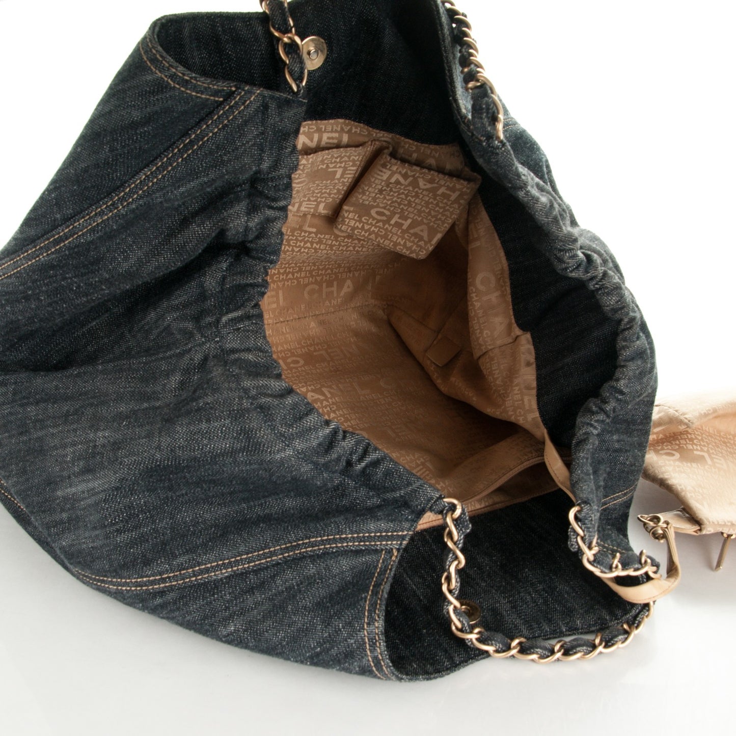 Denim XL Coco Cabas Tote Blue