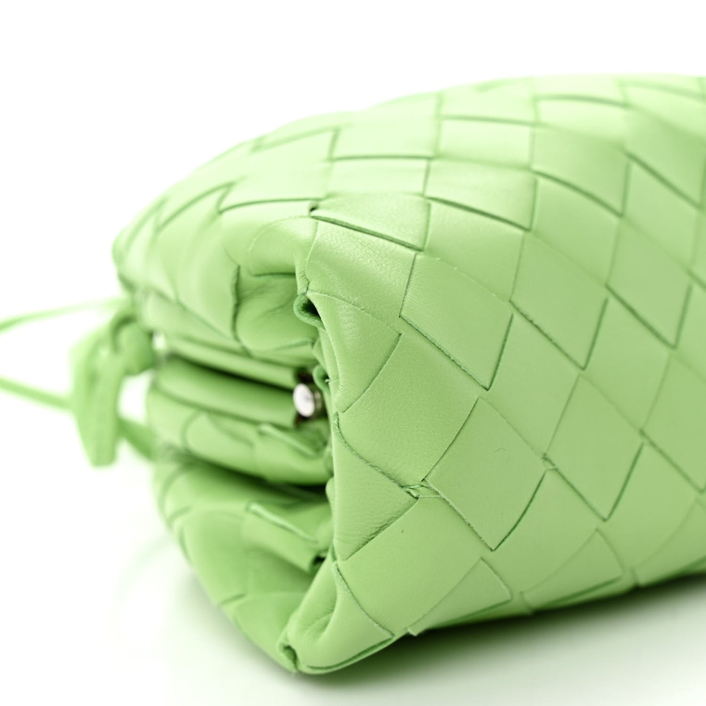 Nappa Intrecciato The Mini Pouch Pistachio