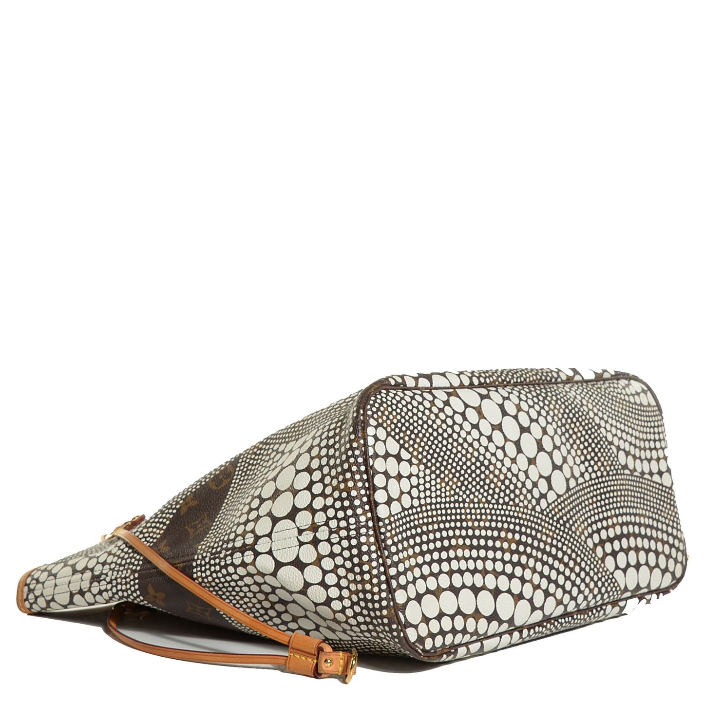 Monogram Kusama Waves Neverfull MM White