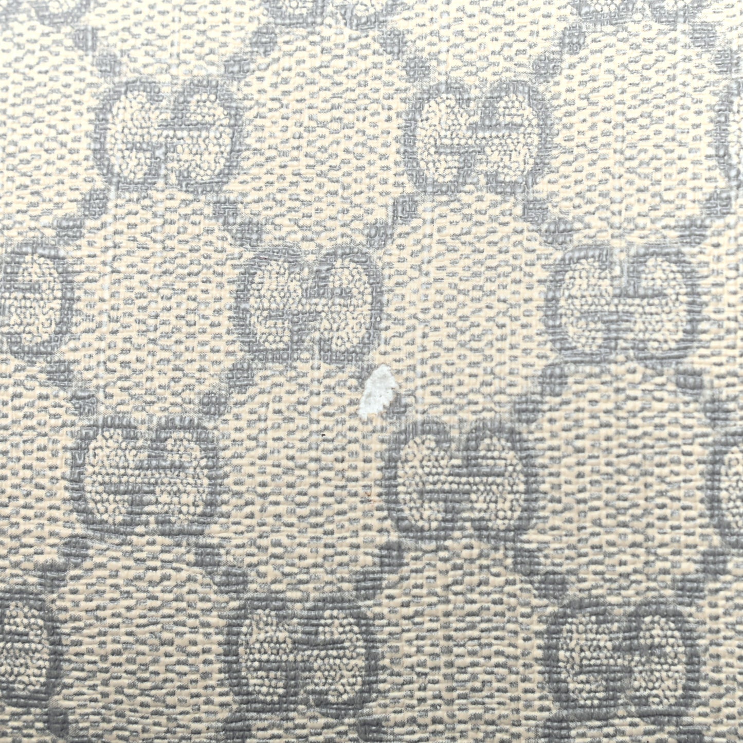 GG Plus Monogram Large Carry On Duffle Bag Ecru Grigio