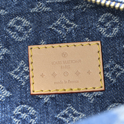 Louis Vuitton Monogram Denim Papillon Denim Blue 6 of 8