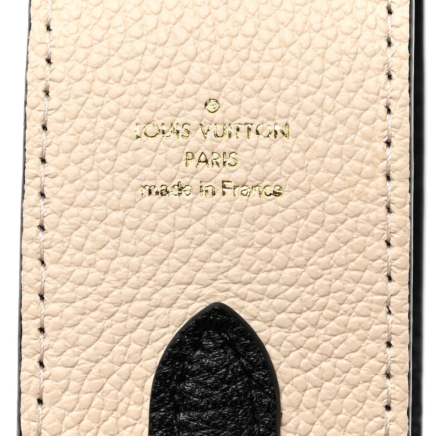 Louis Vuitton Empreinte Monogram Bandouliere Shoulder Strap Black Beige 4 of 5